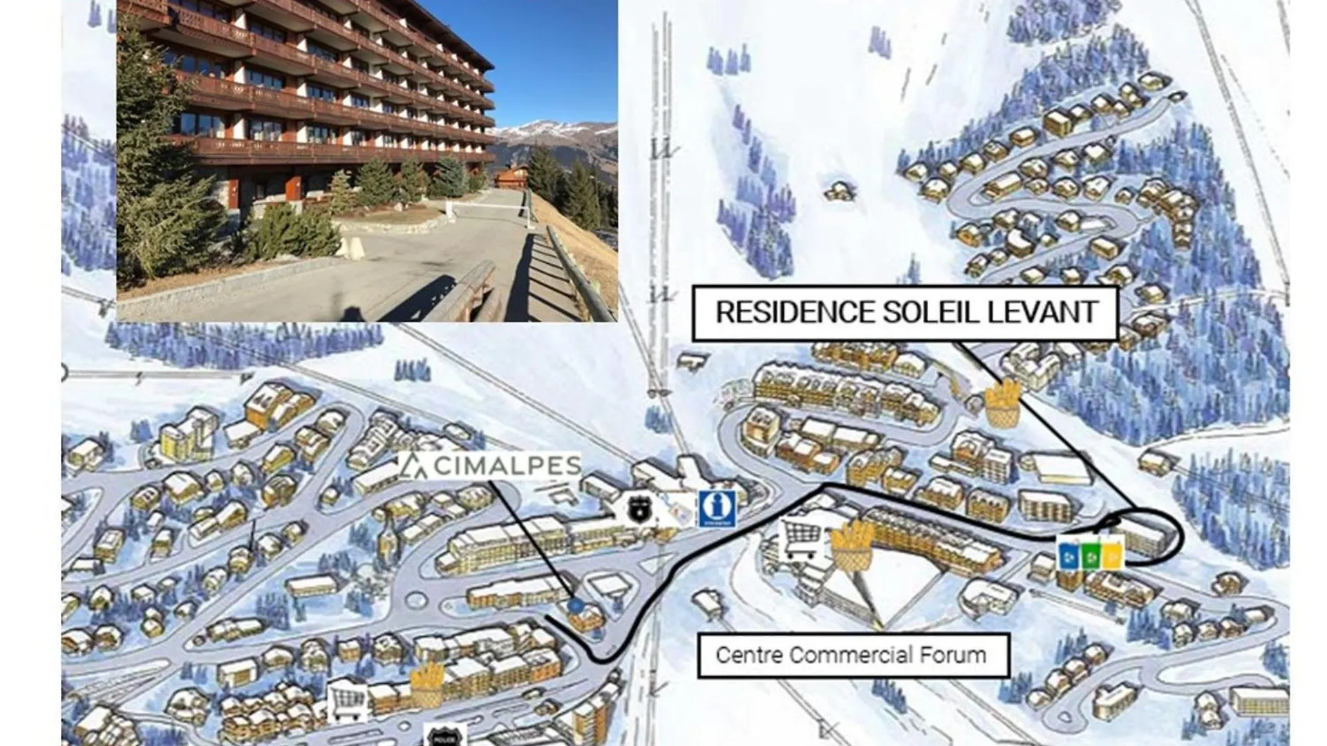 Appartement Renove 3 Chambres, Courchevel 1850, Avec Balcon Et Parking - Fr-1-564-59 Apartment